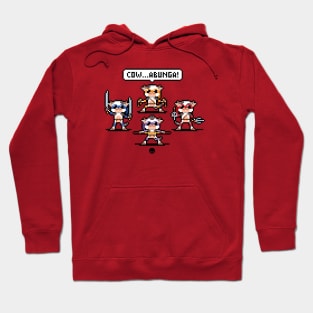 COW... abunga! 8-bit Hoodie